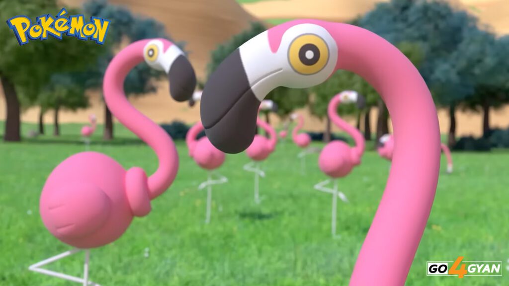 Flamingo Pokémon Flamigo official artwork
