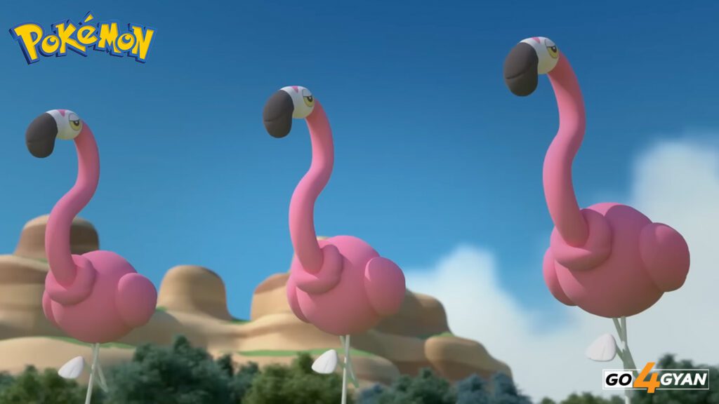 Flamingo Pokémon Flamigo official artwork